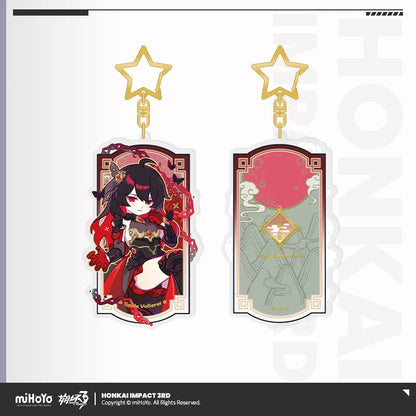honkai impact 3rd a life of luck series acrylic glittering pendant ACG GO