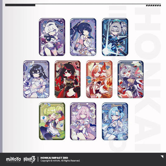 honkai impact 3rd a life of luck series tinplate badge ACG GO