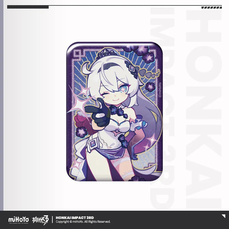 honkai impact 3rd a life of luck series tinplate badge ACG GO