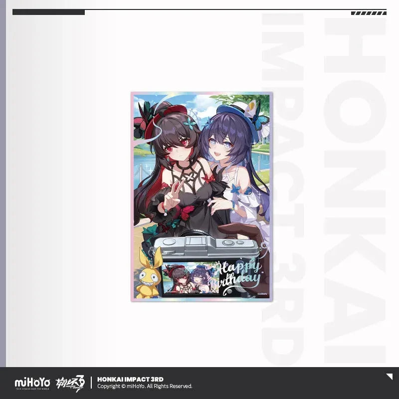 Birthday Greeting Series PET Shikishi Cardboard Honkai Impact 3rd Aponia ACG Go Anime www.acg-go.com Aponia, Bronya, Carol, Eden, Elysia, Fu Hua, Honkai Impact 3rd, Li Sushang, Mobius, Murata Himeko, Natasha, Pardofelis, Raiden Mei, Rita, Seele, Shigure Kira, Shikishi, Theresa, Vill-V, Yae Sakura
