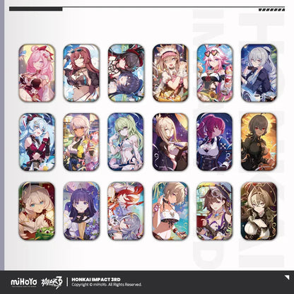 honkai impact 3rd birthday greeting series tinplate badge ACG GO