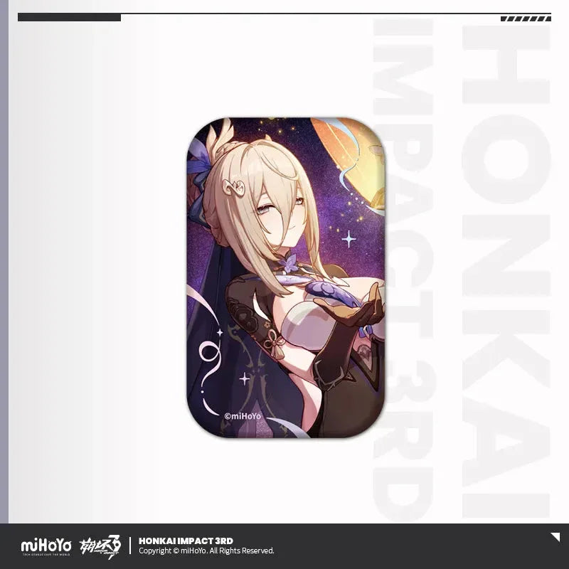 Birthday Greeting Series Tinplate Badge Honkai Impact 3rd Aponia ACG Go Anime www.acg-go.com Aponia, Badge, Bronya, Carol, Eden, Elysia, Fu Hua, Honkai Impact 3rd, Li Sushang, Mobius, Murata Himeko, Natasha, Pardofelis, Raiden Mei, Rita, Seele, Shigure Kira, Theresa, Vill-V, Yae Sakura