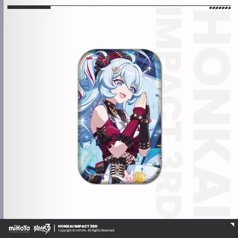 Birthday Greeting Series Tinplate Badge Honkai Impact 3rd Shigure Kira ACG Go Anime www.acg-go.com Aponia, Badge, Bronya, Carol, Eden, Elysia, Fu Hua, Honkai Impact 3rd, Li Sushang, Mobius, Murata Himeko, Natasha, Pardofelis, Raiden Mei, Rita, Seele, Shigure Kira, Theresa, Vill-V, Yae Sakura