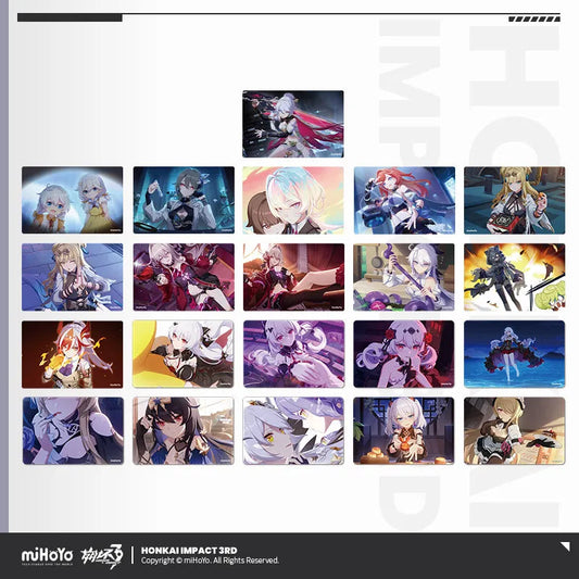 honkai impact 3rd cg series grating shikishi cardboard ACG GO