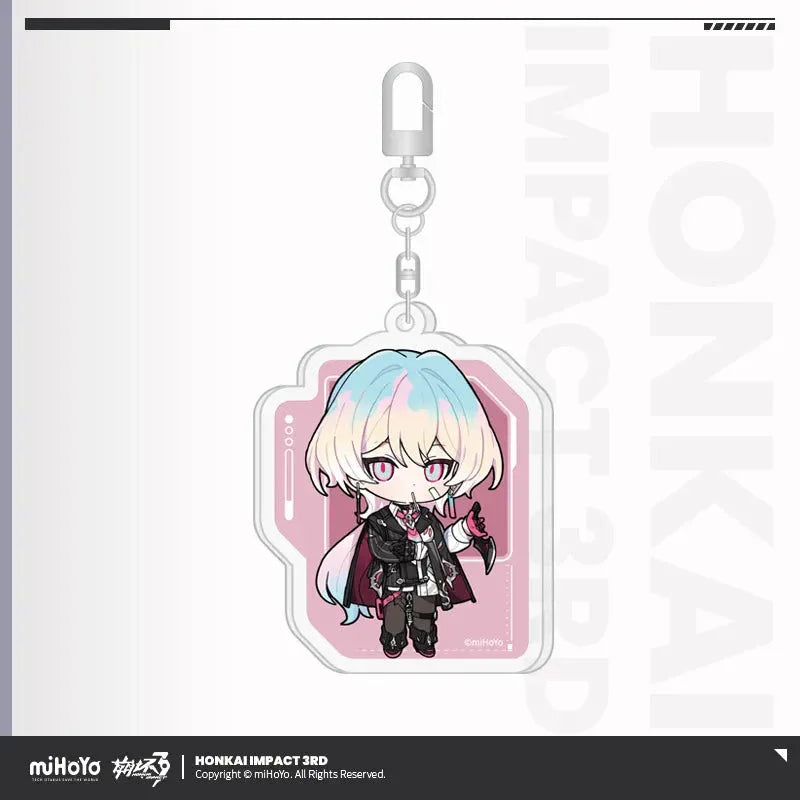 Chibi Series Acrylic Keychain Honkai Impact 3rd Songque ACG Go Anime www.acg-go.com Coralie, Dream Seeker, Helia, Honkai Impact 3rd, Lantern, Pendant & Keychain, Senadina, Songque, Thelema