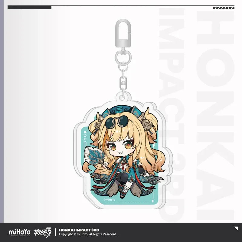 Chibi Series Acrylic Keychain Honkai Impact 3rd Songque ACG Go Anime www.acg-go.com Coralie, Dream Seeker, Helia, Honkai Impact 3rd, Lantern, Pendant & Keychain, Senadina, Songque, Thelema