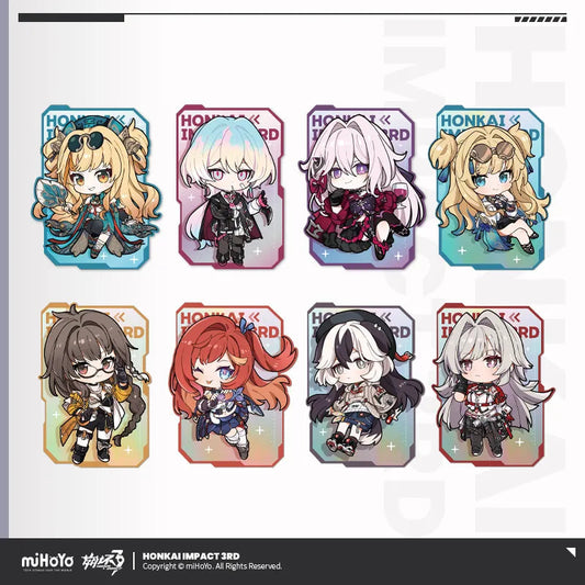 honkai impact 3rd chibi series laser cardboard ACG GO