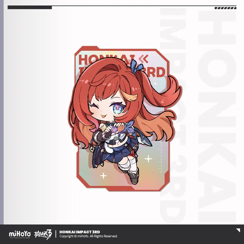 honkai impact 3rd chibi series laser cardboard ACG GO