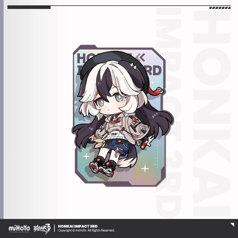 honkai impact 3rd chibi series laser cardboard ACG GO