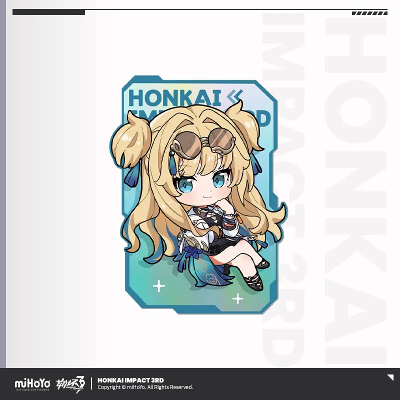 honkai impact 3rd chibi series laser cardboard ACG GO