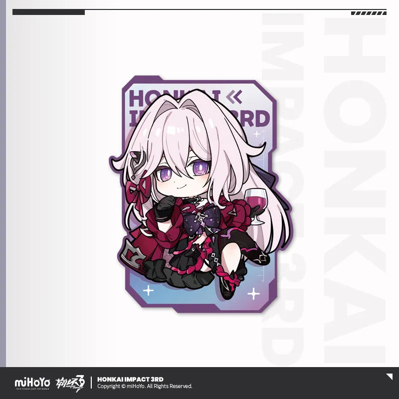 honkai impact 3rd chibi series laser cardboard ACG GO