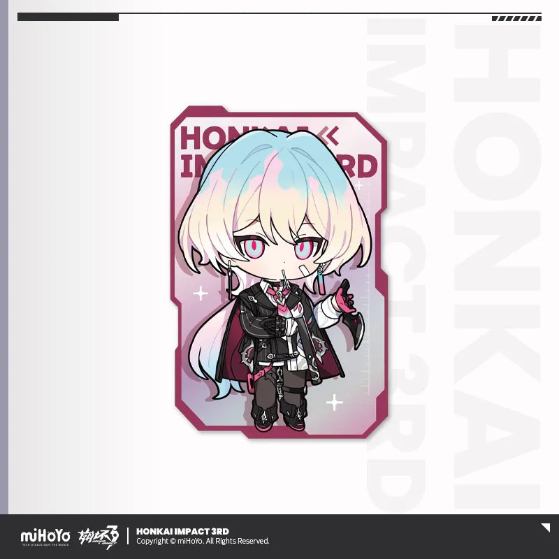 honkai impact 3rd chibi series laser cardboard ACG GO