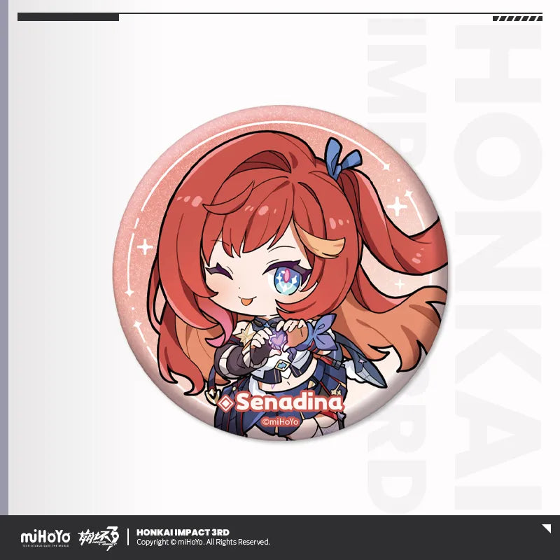 honkai impact 3rd chibi series tinplate badge ACG GO