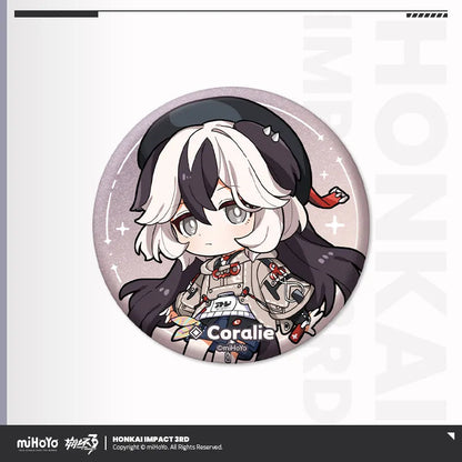 honkai impact 3rd chibi series tinplate badge ACG GO