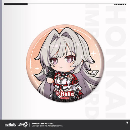 honkai impact 3rd chibi series tinplate badge ACG GO