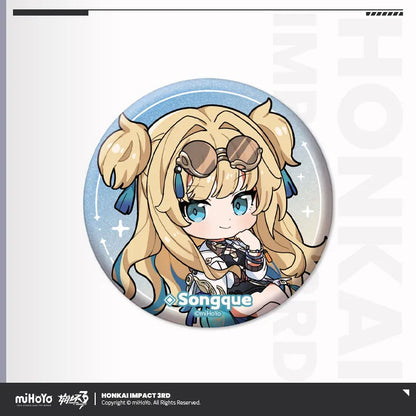 honkai impact 3rd chibi series tinplate badge ACG GO