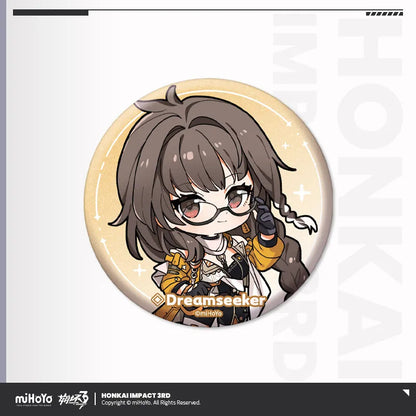 honkai impact 3rd chibi series tinplate badge ACG GO