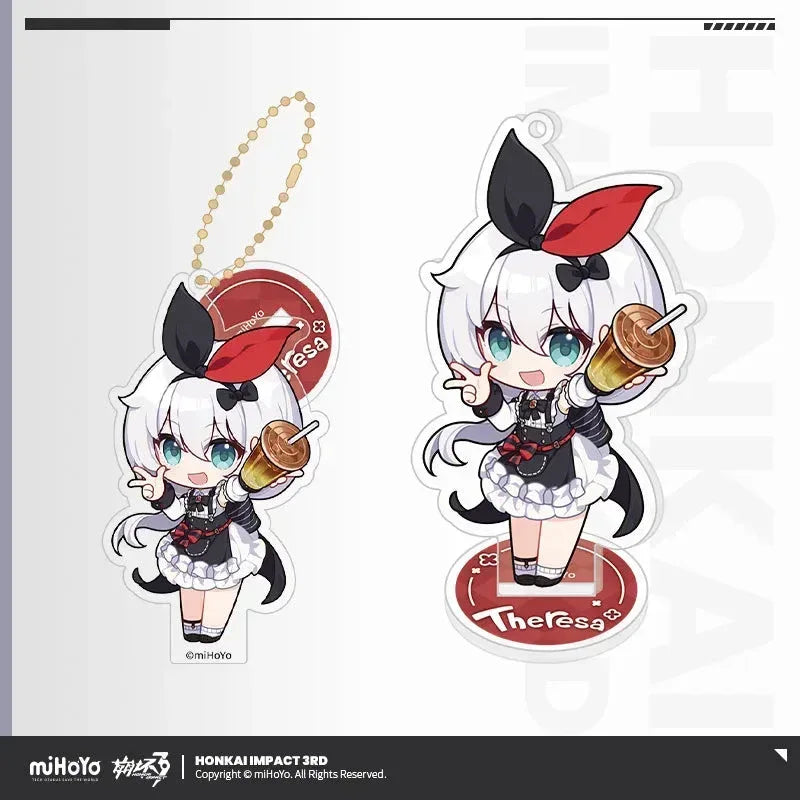 Honkai Impact 3rd Delicious Onboard Series Chibi Acrylic Pendant & Stand Vita ACG Go Anime www.acg-go.com Honkai Impact 3rd, Pendant & Keychain, Stand, Theresa, Vita