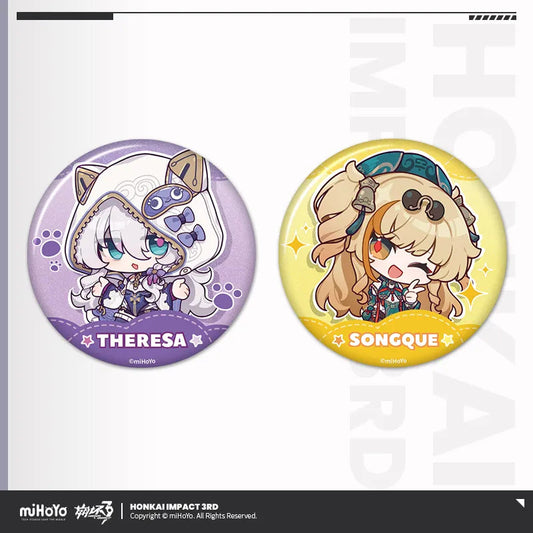 honkai impact 3rd dreamy leisure travel series tinplate badge ACG GO