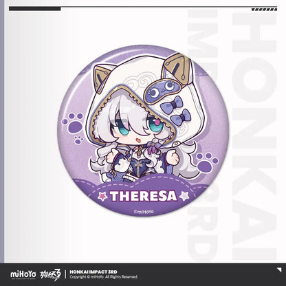 honkai impact 3rd dreamy leisure travel series tinplate badge ACG GO