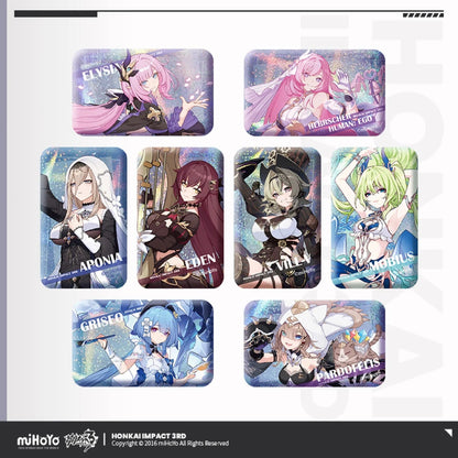 honkai impact 3rd flame chasers series character badge ACG GO