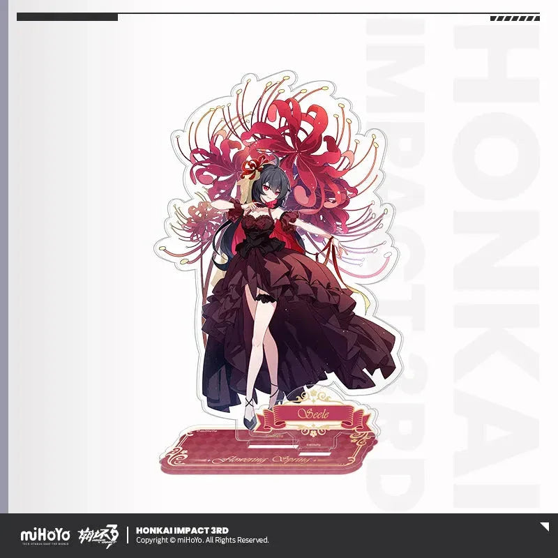 Flowering Spring Series Acrylic Stand Honkai Impact 3rd Seele Regular Ver. ACG Go Anime www.acg-go.com Bronya, Elysia, Fu Hua, Herrscher of Sentience, Honkai Impact 3rd, Kiana, Raiden Mei, Seele, Stand