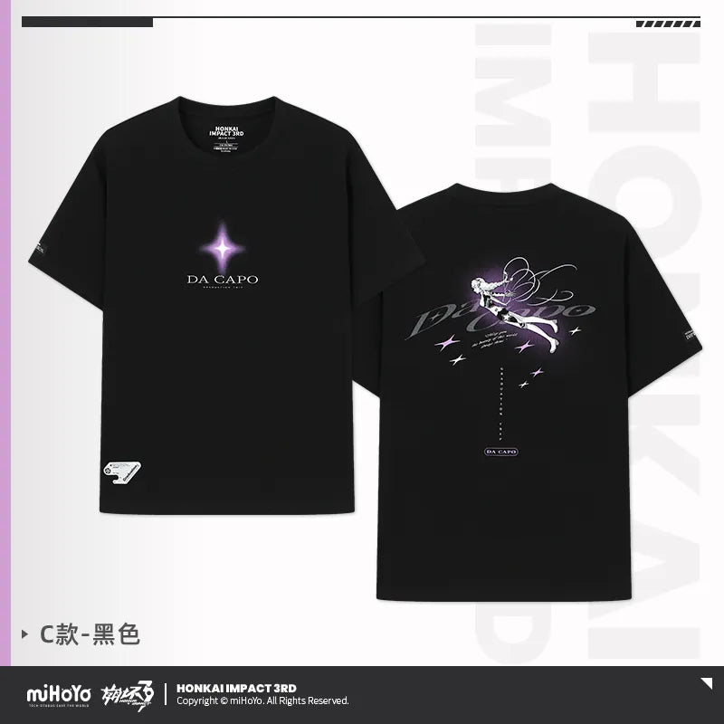 honkai impact 3rd honkai impression graduation trip series short sleeve t shirt ACG GO