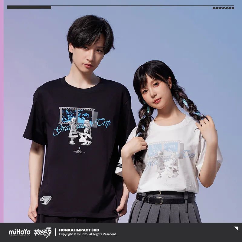 honkai impact 3rd honkai impression graduation trip series short sleeve t shirt ACG GO