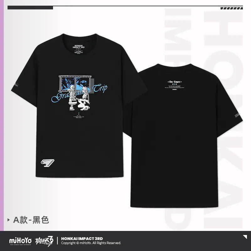 honkai impact 3rd honkai impression graduation trip series short sleeve t shirt ACG GO