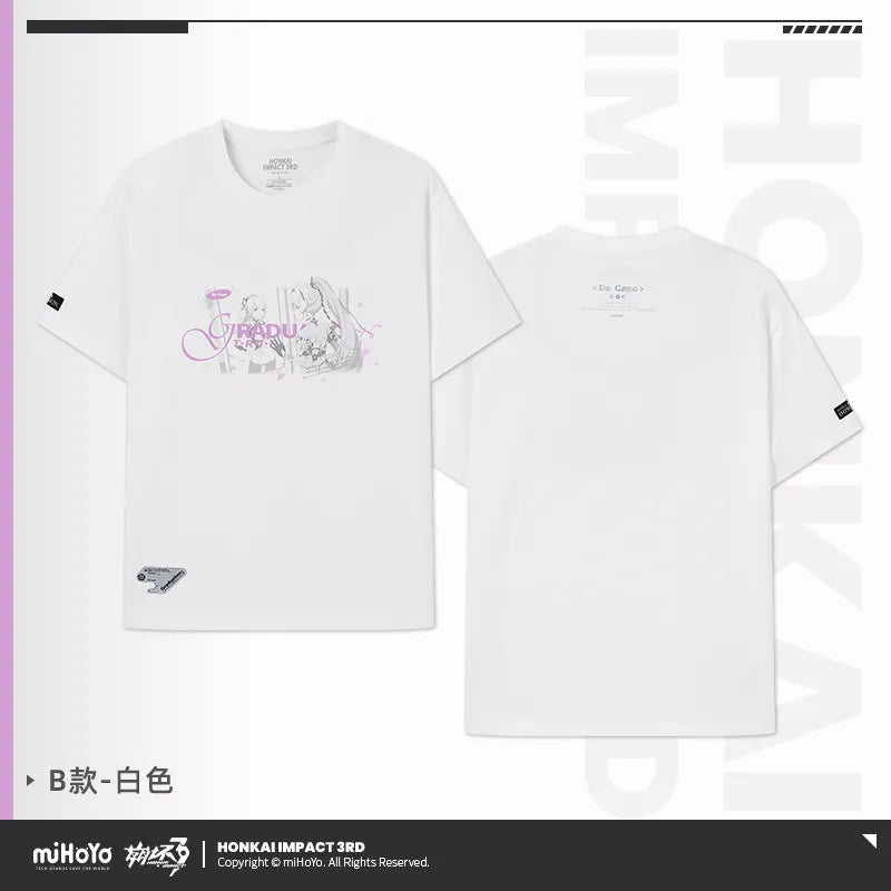 honkai impact 3rd honkai impression graduation trip series short sleeve t shirt ACG GO