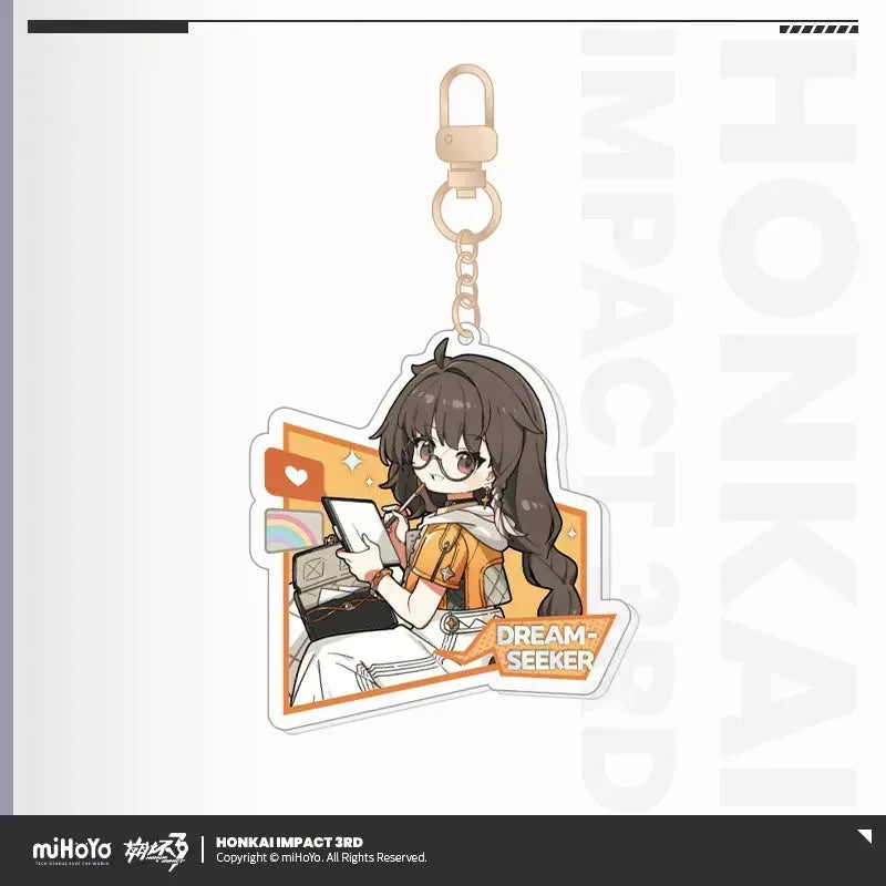 Honkai Impact 3rd Little Tea Party Series Vol.2 Acrylic Keychain Senadina ACG Go Anime www.acg-go.com Coralie, Dream Seeker, Helia, Honkai Impact 3rd, Pendant & Keychain, Senadina, Songque