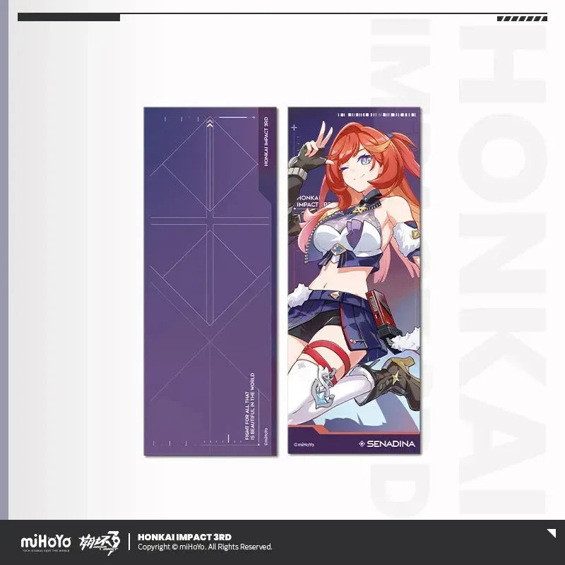 Honkai Impact 3rd Portrait Series Laser Ticket Vol.2 Dream Seeker ACG Go Anime www.acg-go.com Coralie, Dream Seeker, Helia, Honkai Impact 3rd, Lantern, Senadina, Songque, Thelema, Ticket