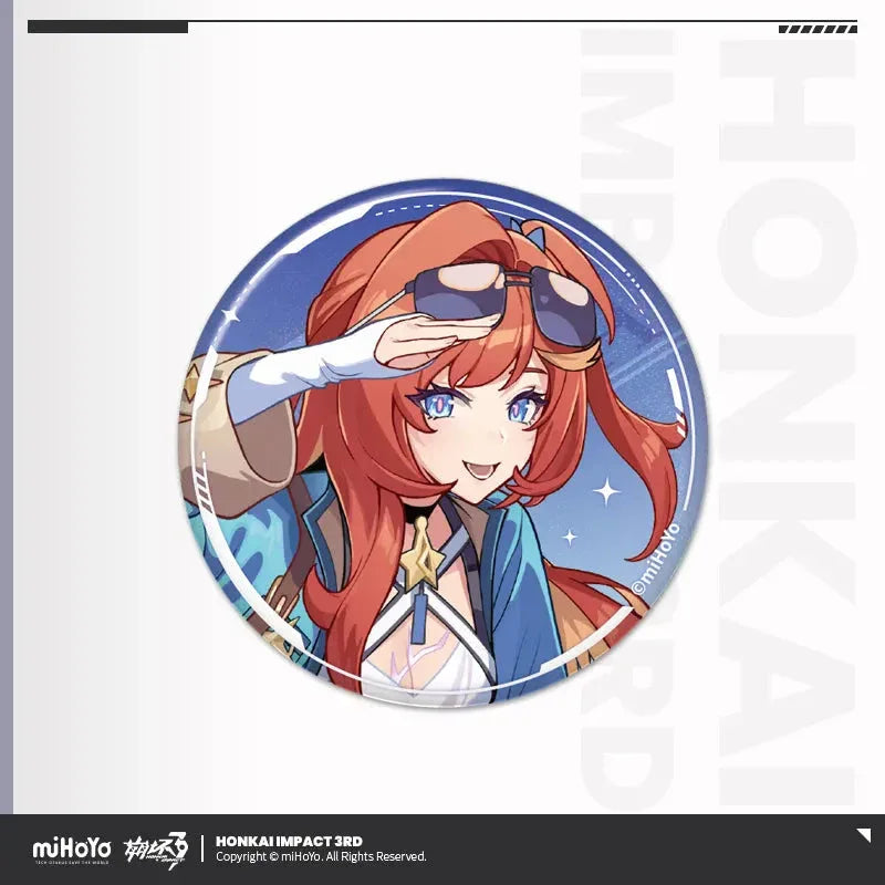 Stigmata Series Tinplate Badge Honkai Impact 3rd Senadina (Start Journey) ACG Go Anime www.acg-go.com Bronya, Griseo, Herrscher of Sentience, Honkai Impact 3rd, Kiana, Raiden Mei, Senadina, Songque, Thelema
