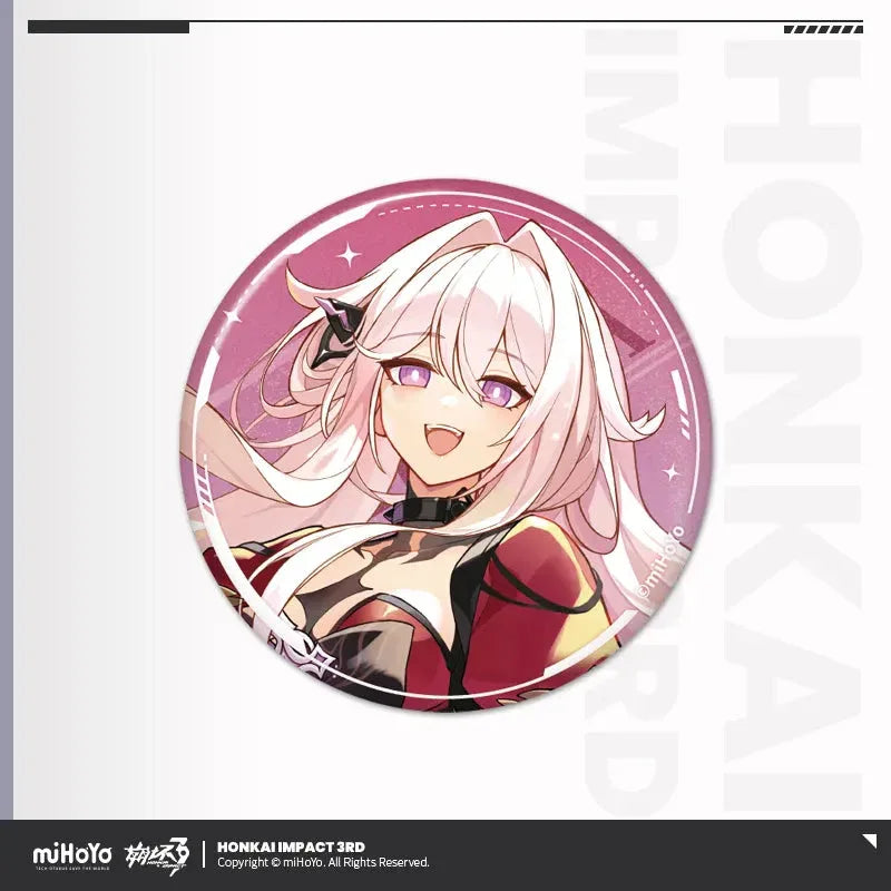 Stigmata Series Tinplate Badge Honkai Impact 3rd Songque (Tasting tea) ACG Go Anime www.acg-go.com Bronya, Griseo, Herrscher of Sentience, Honkai Impact 3rd, Kiana, Raiden Mei, Senadina, Songque, Thelema