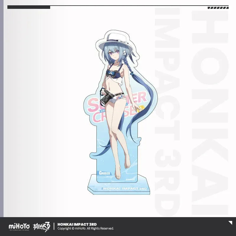Summer Cruise Series Acrylic Stand Vol.4 Honkai Impact 3rd Kosma ACG Go Anime www.acg-go.com Aponia, Eden, Elysia, Griseo, Honkai Impact 3rd, Hua, Kalpas, Kevin, Kosma, Mobius, Pardofelis, Sakura, Stand, Su, Vill-V