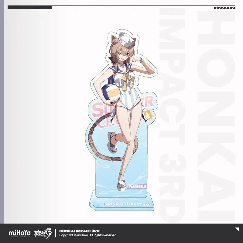 Summer Cruise Series Acrylic Stand Vol.4 Honkai Impact 3rd Kosma ACG Go Anime www.acg-go.com Aponia, Eden, Elysia, Griseo, Honkai Impact 3rd, Hua, Kalpas, Kevin, Kosma, Mobius, Pardofelis, Sakura, Stand, Su, Vill-V