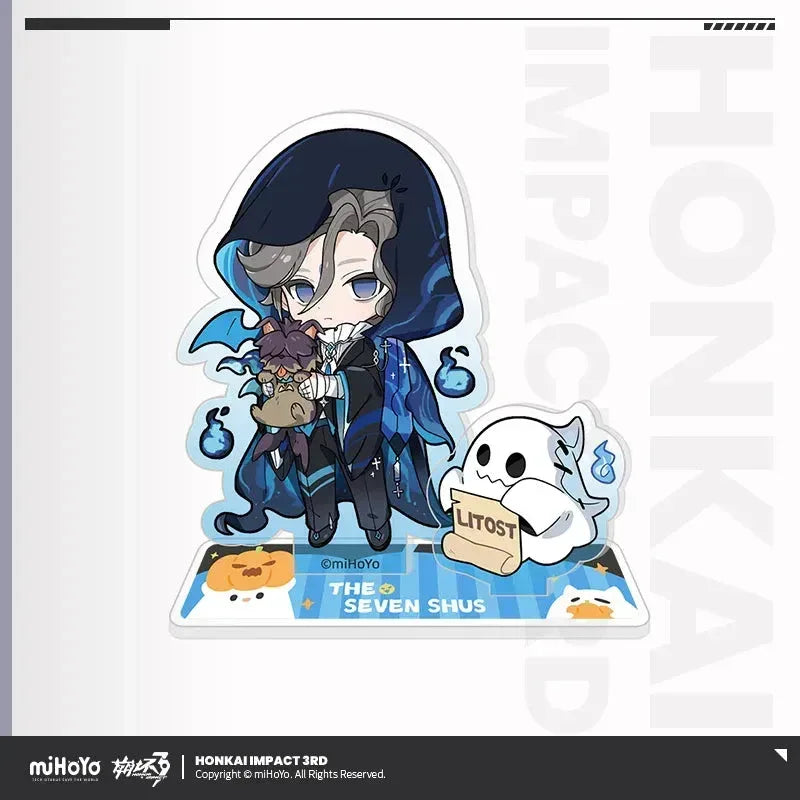 Honkai Impact 3rd The Seven Shus Night of Encounters Series Chibi Acrylic Stand Ajita ACG Go Anime www.acg-go.com Ajita, Baiji, Honkai Impact 3rd, Lantern, Litost, Serapeum, Songque, Stand, Thelema