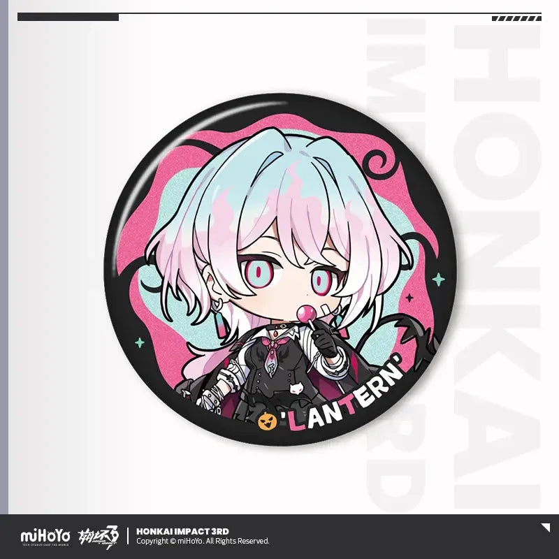 The Seven Shus Night of Encounters Series Chibi Tinplate Badge Honkai Impact 3rd Lantern ACG Go Anime www.acg-go.com Ajita, Badge, Baiji, Honkai Impact 3rd, Lantern, Litost, Serapeum, Songque, Thelema