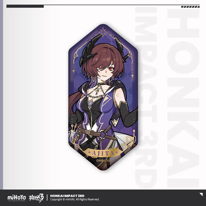 honkai impact 3rd the seven shus night of encounters series tinplate badge ACG GO