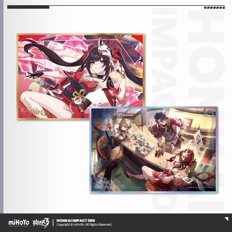 honkai impact 3rd thousand faced maestro series pet shikishi cardboard ACG GO