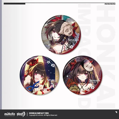Thousand-Faced Maestro Series Sparkle Stigmata Badge Set Honkai Impact 3rd Rarely Famous Director ACG Go Anime www.acg-go.com Badge, Honkai Impact 3rd, Sparkle
