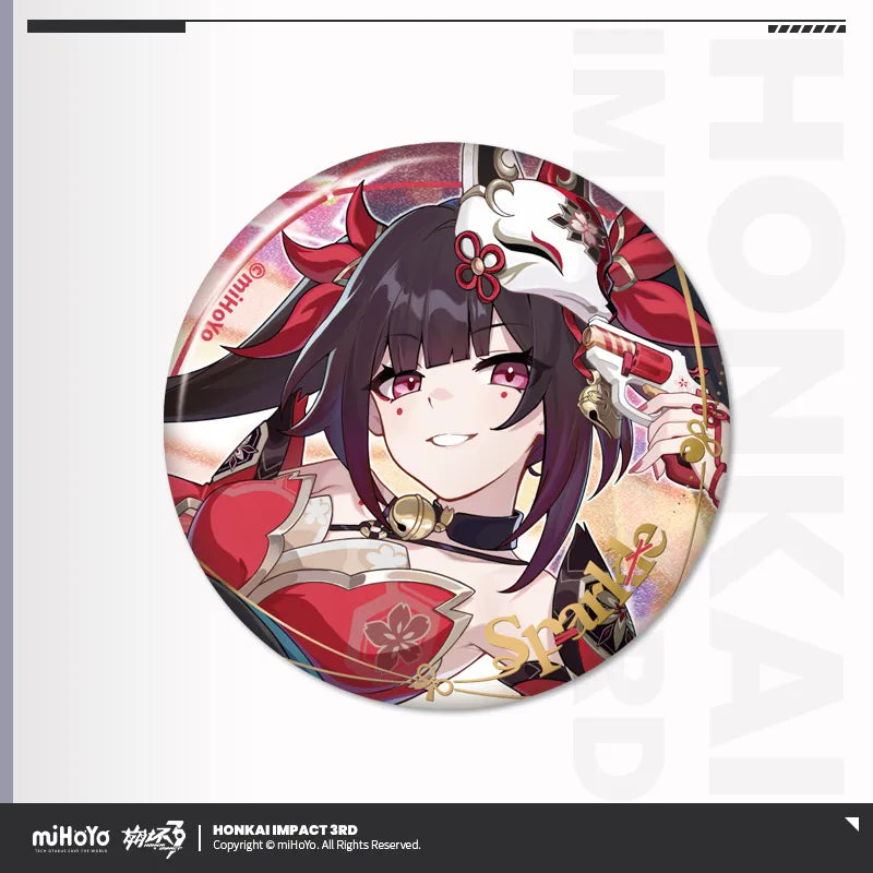honkai impact 3rd thousand faced maestro series tinplate badge ACG GO