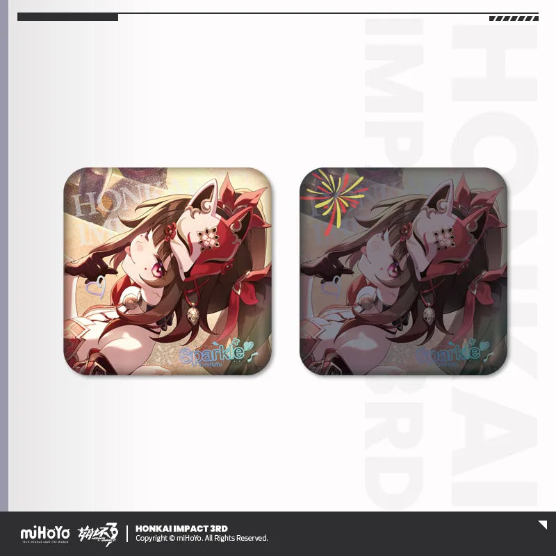 honkai impact 3rd thousand faced maestro series tinplate badge ACG GO