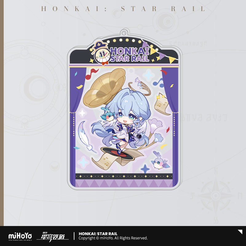 honkai star rail autumn festival series chibi happy shake keychain ACG GO