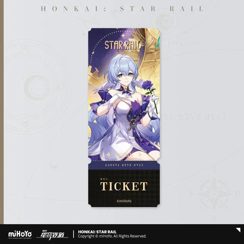 Honkai: Star Rail Autumn Festival Series Laser Ticket Robin ACG Go Anime www.acg-go.com Art Decor, Caelus, Robin, Stelle, Sunday, Ticket, Trailblazer
