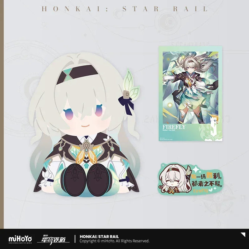 Honkai: Star Rail x POTEPOTTE Sitting Plush Toy Set Vol.2 Firefly ACG Go Anime www.acg-go.com Firefly, Jiaoqiu, Robin, Sunday