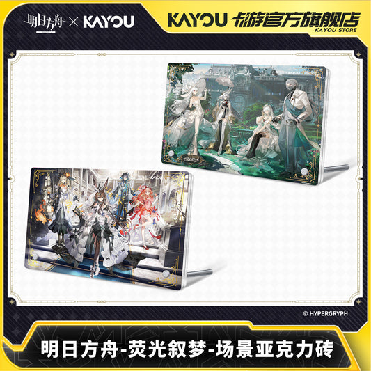 Arknights x KAYOU Pearlescent Pageantry Themed Scenery Acrylic Ornament