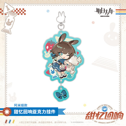 Sweet Memories Series Acrylic Keychain (Amiya, W, Aefanyl)
