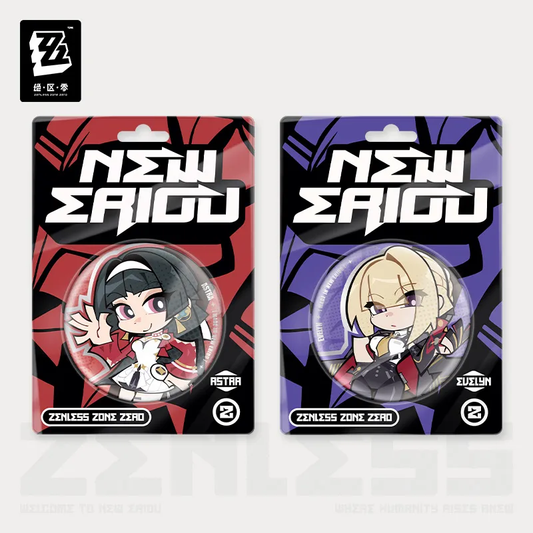 New Eridu Series Stars of Lyra Chibi Tinplate Badge