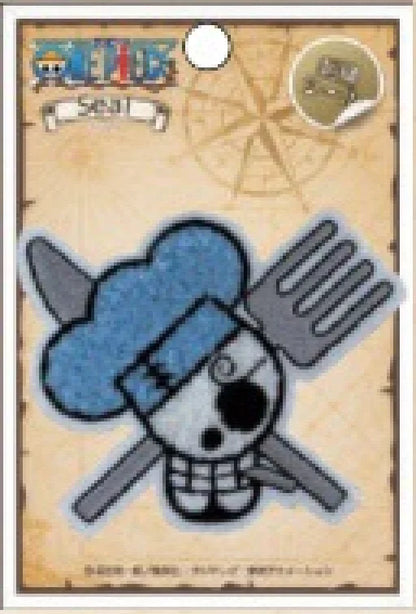 Embroidered Skull Badge One Piece Vinsmoke Sanji ACG Go Anime www.acg-go.com Badge, Monkey D. Luffy